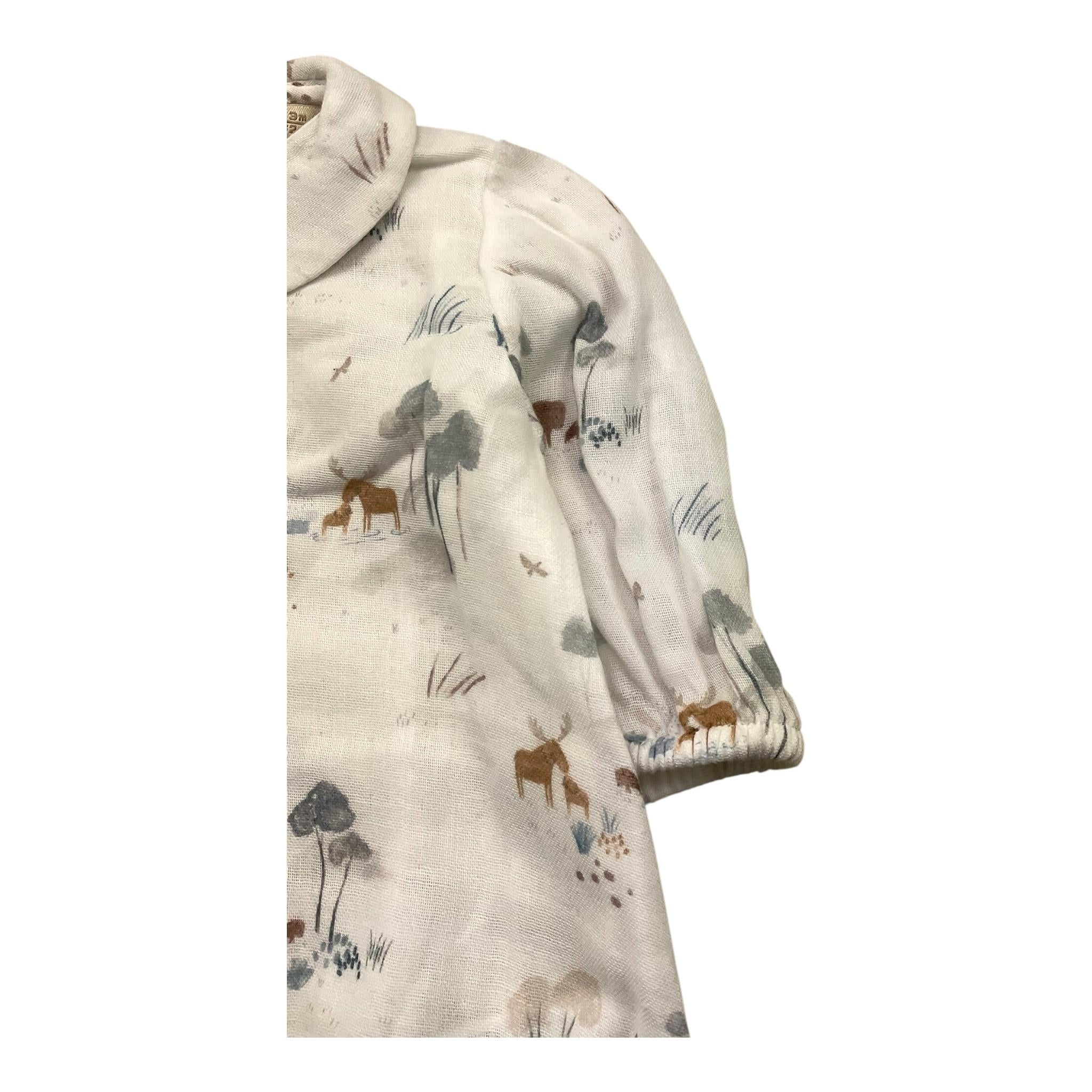 WEDOBLE body camicia manica lunga tinta unita con stampe in contrasto Bianco per Neonato I2404916 BIANCO WEDOBLE 