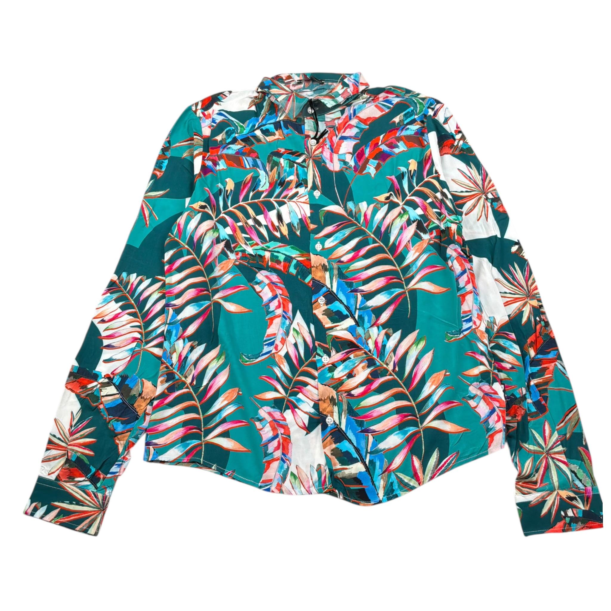 Daniele Alessandrini Camicia tinta unita con Fantasia Verde per Bambino 1235C00171 VERDE DANIELE ALESSANDRINI 