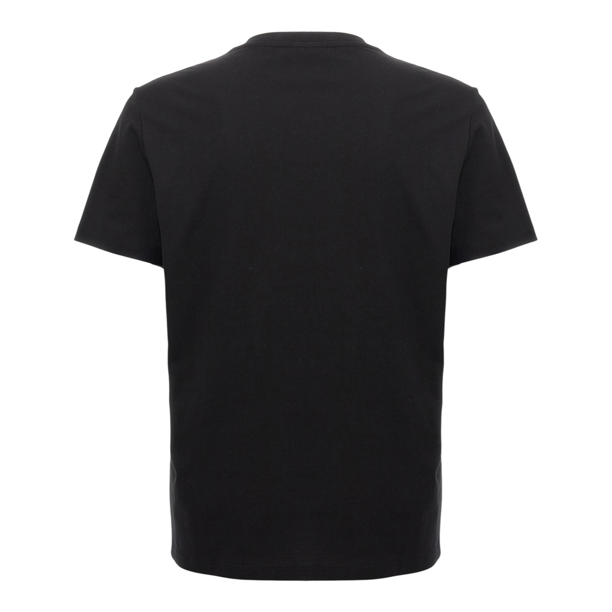 Dsquared2 T-Shirt Girocollo Tinta Unita con Stampa Logo per Bambino BW8P11 NERO DSQUARED2 