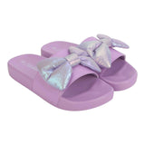 Billieblush Einfarbiger Slipper mit lila Schleife für Mädchen