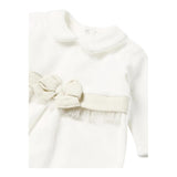MAYORAL set tutina manica lunga tinta unita in ciniglia con cappello Bianco per Neonata 2782 BIANCO MAYORAL 