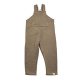 CALAMARO salopette tinta unita con logo Beige per Neonato 32466 BEIGE CALAMARO 