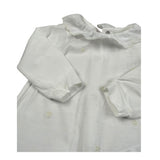 Le Bebe Tutina Manica Lunga Tinta Unita per Neonata LBG5761 BIANCO LE BEBE 