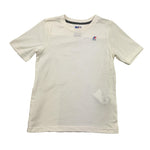K-WAY t-shirt girocollo tinta unita con stampa Bianco per Bambino K7133YW BIANCO K-WAY 