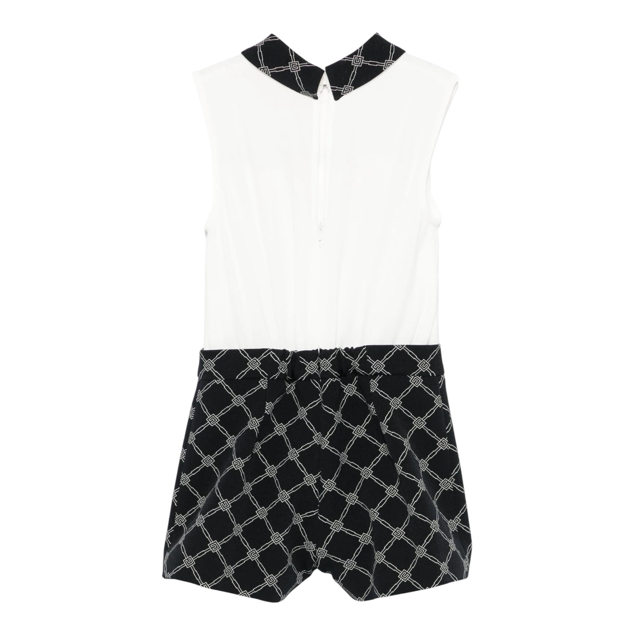 Elisabetta Franchi Tuta Giromanica Bicolore per Bambina EFTA100X BIANCO/NERO ELISABETTA FRANCHI 