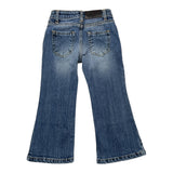 Gaelle Jeans Einfarbige blaue Schlaghosen für Mädchen