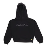 MANILA GRACE felpa chiusa con cappuccio tinta unita Nero per Bambina MFJF24M153 NERO MANILA GRACE 