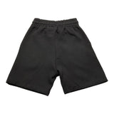 Machen Sie Bermuda einfarbig mit elastischer Taille schwarz für Neugeborene