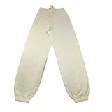 Elisabetta Franchi - Schlichte Strickhose mit elastischem Bund in Creme für Mädchen