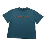 Lanvin T-Shirt Girocollo Tinta Unita con Logo per Bambino N30146 VERDE LANVIN 