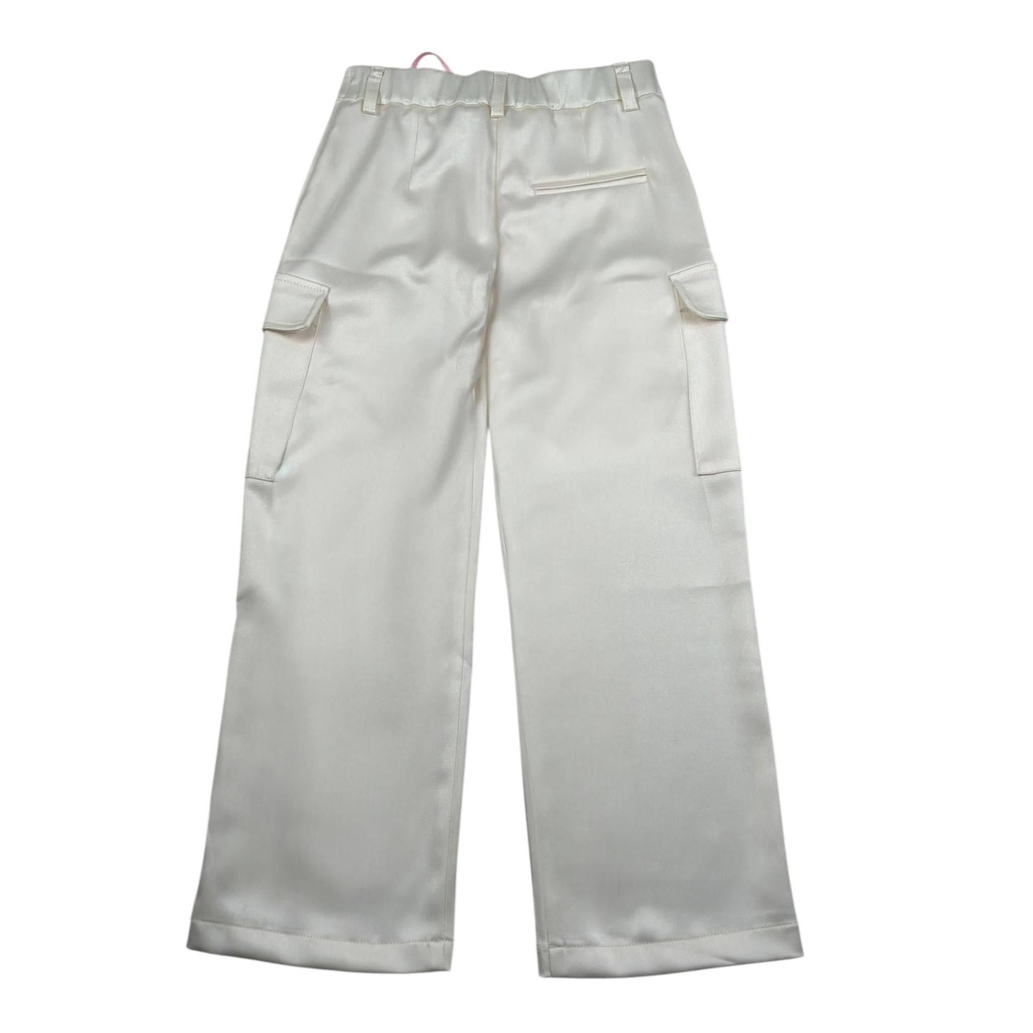 Vicolo Pantalone Tinta Unita Modello Palazzo per Bambina 3145P00032 BEIGE VICOLO 