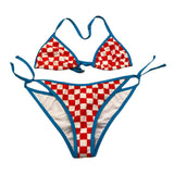 Saint Barth Costume 2 Pezzi Triangolo-Mutandina per Bambina STRING MULTICOLOR SAINT BARTH 