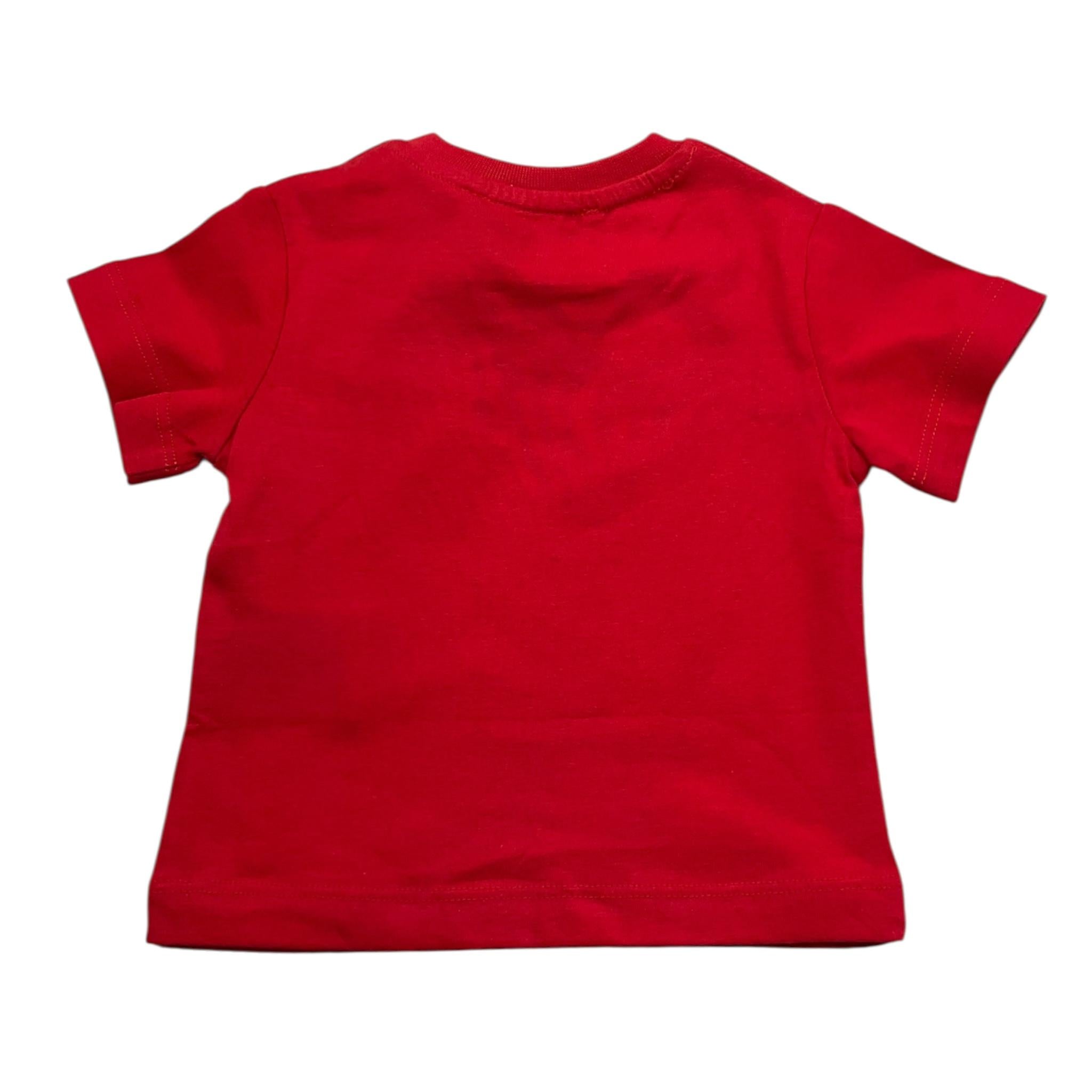 Iceberg T-Shirt Girocollo Tinta Unita con Stampa per Neonato TSICE5108B ROSSO ICEBERG 
