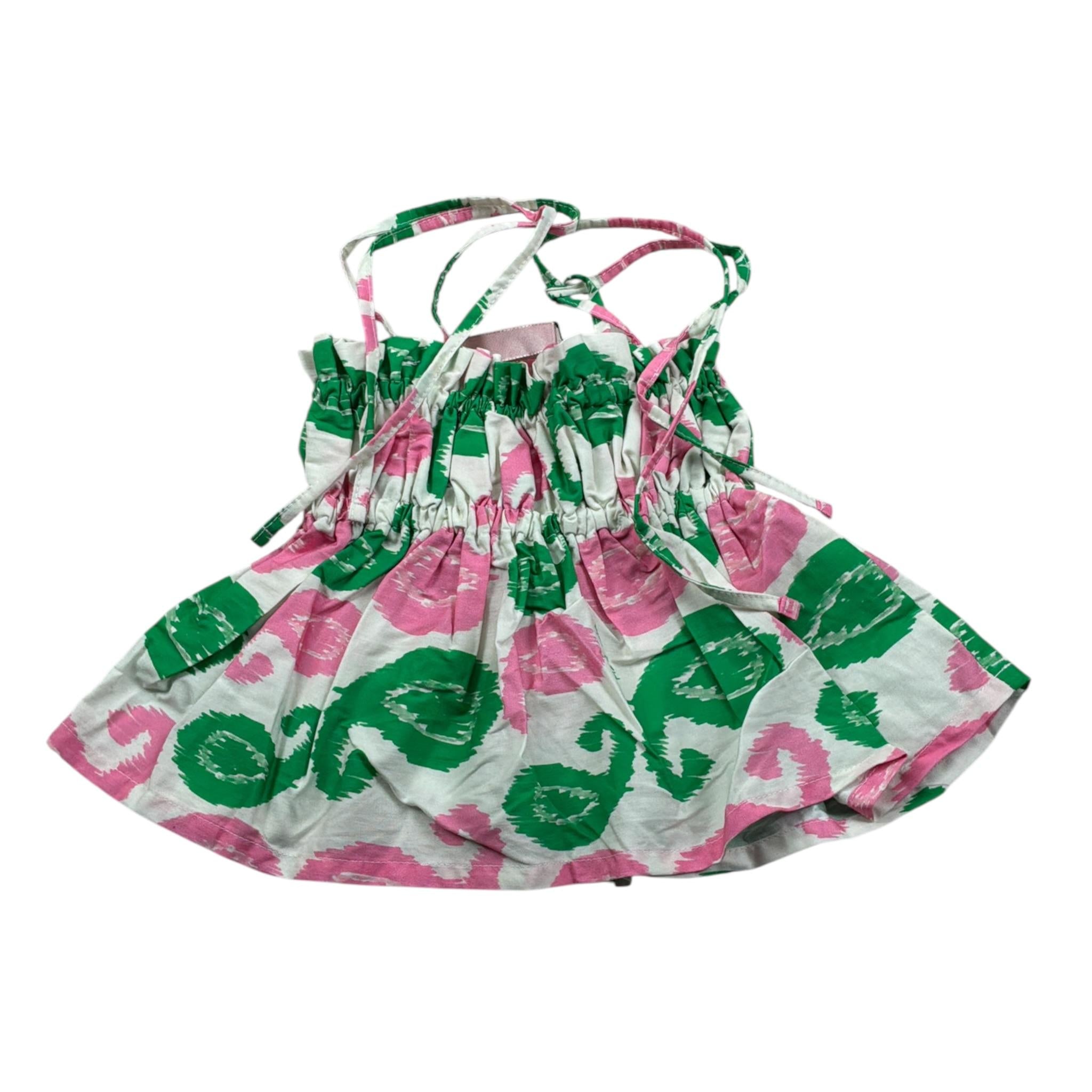 Mariuccia Top Bretelline tinta unita con Stampe Bianco per Neonata MBSS23T755 BIANCO MARIUCCIA 