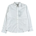 Paolo Pecora Camicia Manica Lunga Tinta Unita per Bambino PP2139 BIANCO PAOLO PECORA 