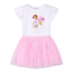 Mayoral Completo 2 Pezzi T-Shit-Gonna Bicolore per Bambina 3946 BIANCO/ROSA MAYORAL 