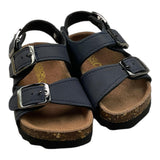 Colors Of California Einfarbige Sandalen mit Schnallen Blau für Babys