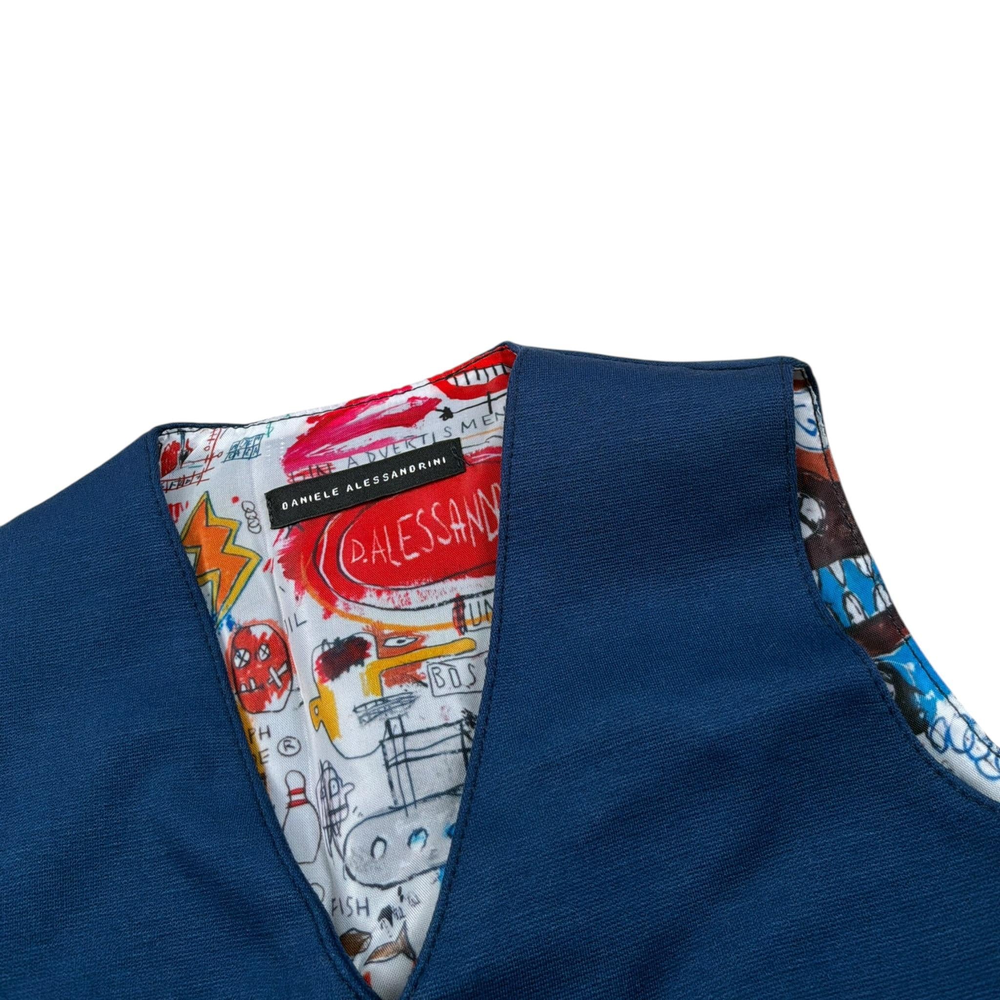 Daniele Alessandrini Gilet tinta unita Blu per Neonato 1296B00012 BLU DANIELE ALESSANDRINI 