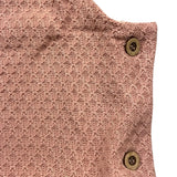 Bamboom+Babies Einfarbiges Top mit rosa Stickerei für Baby Mädchen