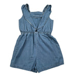 Please Tuta Intera Giromanica Tinta Unita per Bambina TC14010G71J AZZURRO PLEASE 