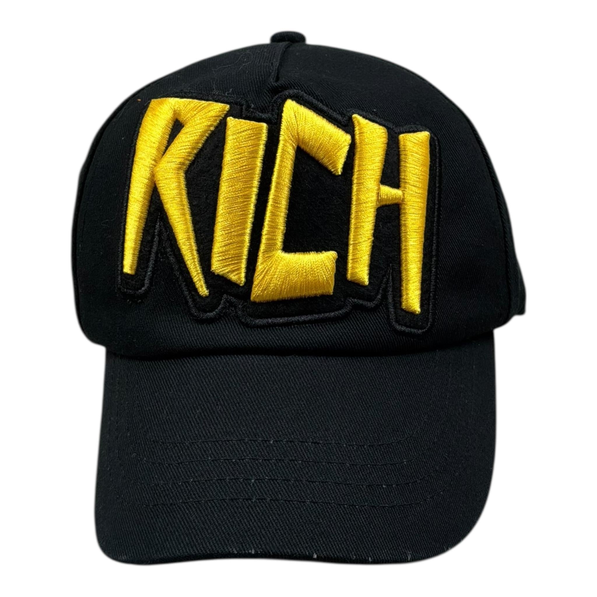 John Richmond Cappello con Visiera Tinta Unita con Stampa per Bambino RIP26031CP NERO JOHN RICHMOND 