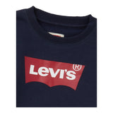 LEVI'S felpa chiusa girocollo tinta unita cn stampa logo Blu per Bambino 9E9079 BLU LEVI'S 