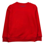 Trussardi Felpa Girocollo Tinta Unita con Logo per Bambino TBP26001FE ROSSO TRUSSARDI 