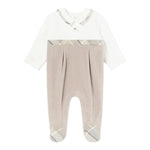 MAYORAL tutina bicolore in ciniglia Bianco/beige per Neonato 2791 BIANCO/BEIGE MAYORAL 