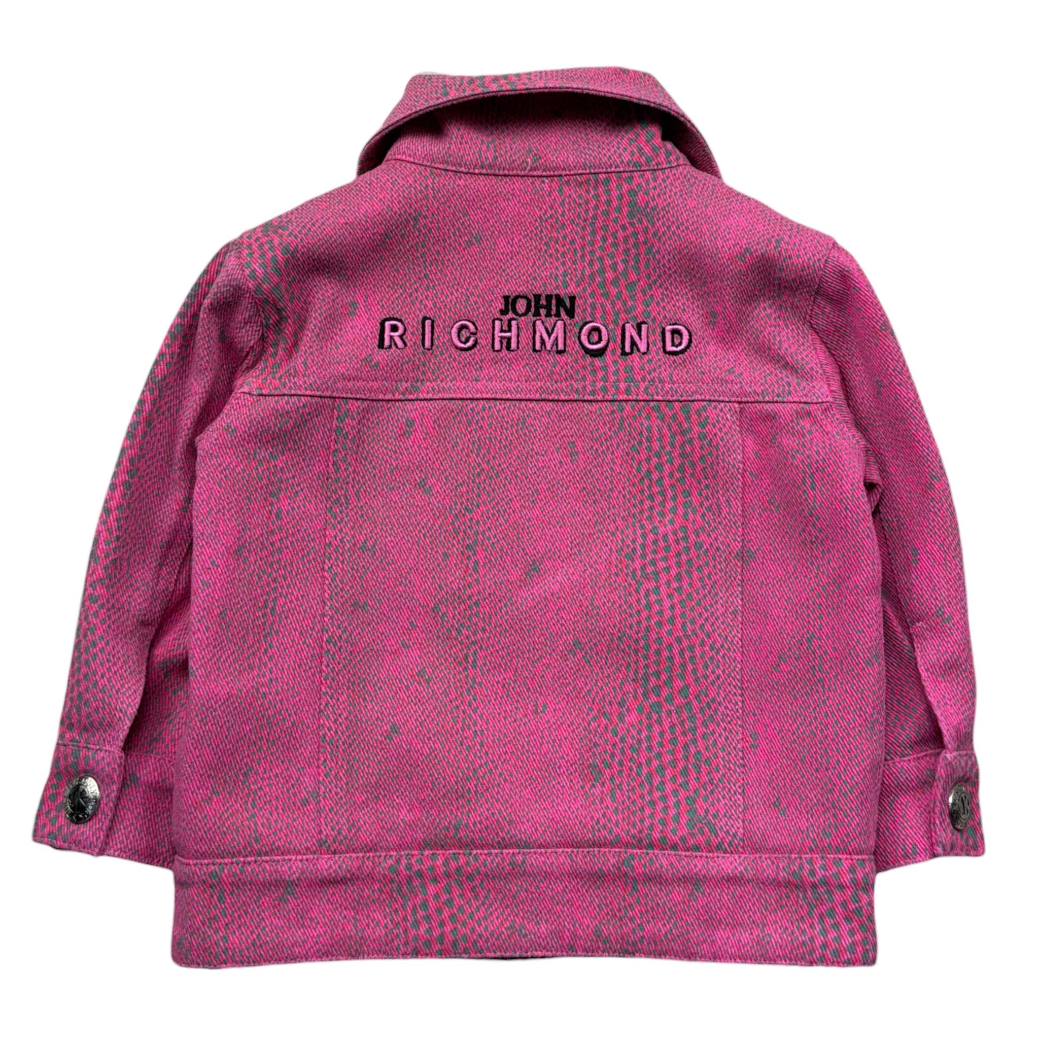 John Richmond Giubbino In Denim Tinta Unita per Neonata RIP26046GB FUXIA JOHN RICHMOND 