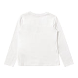 PINKO shirt girocollo tinta unita con logo Bianco per Bambina 028923 BIANCO PINKO 
