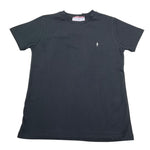 Cesare Paciotti T-Shirt Girocollo Tinta Unita con Logo per Bambino TSP5155J NERO CESARE PACIOTTI 