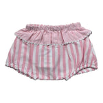 Laranjinha Coulotte Bicolore con Fantasia A Righe per Neonata 92908V5835R57 BIANCO/ROSA LARANJINHA 