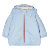 K-WAY giubbino tinta unita con cappuccio in contrasto Azzurro per Neonato K61157WWXX AZZURRO K-WAY 