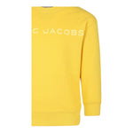 MARC JACOBS felpa girocollo tinta unita con stampa Giallo per Bambino W60319 GIALLO MARC JACOBS 