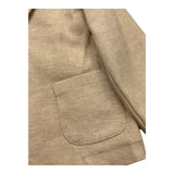 Le Bebe‘ Beige einfarbige Jacke für Neugeborene