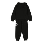 NIKE completo tinta unita 2pz felpa-pantalone Nero per Bambino 86L135 NERO NIKE 