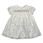 Wedoble Abito Mezza Manica Tinta Unita Stampa Floreale per Neonata V2502704AN BIANCO WEDOBLE 