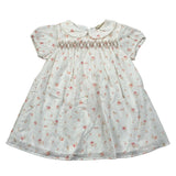 Wedoble Abito Mezza Manica Tinta Unita Stampa Floreale per Neonata V2502704AN BIANCO WEDOBLE 