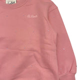 SAINT BARTH felpa girocollo tinta unita con brillantini Rosa per Bambina BRIONY ROSA SAINT BARTH 