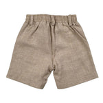 Le Bebe' Bermuda tinta unita con Elastico In Vita Beige per Neonato LBB4027 BEIGE LE BEBE' 