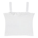 Guess Top Tinta Unita con Logo per Bambina J5GH01WG5S2X BIANCO GUESS 