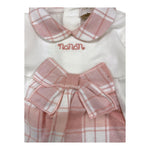 NANAN completo 2pz shirt-ghettina bicolore Bianco/rosa per Neonata I2449401R BIANCO/ROSA NANAN 