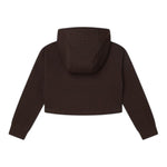MICHAEL KORS felpa tinta unita con cappuccio logata Marrone per Bambina R15214 MARRONE MICHAEL KORS 