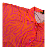 4Giveness Camicia Tinta Unita con Fantasia per Bambina FGCG3881 ARANCIONE 4GIVENESS 