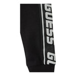 GUESS felpa con zip tinta unita con maniche logate Nero per Bambino L2YQ47K6S1 NERO GUESS 