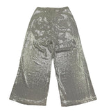Met Pantalone Tinta Unita con Girovita Regolabile per Bambina ME335 ARGENTO MET 