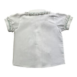 Colibri Complete Shirt-Coulotte Zweifarbig Weiß Für Baby Mädchen