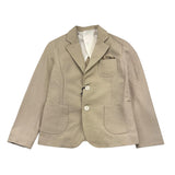 Emanuel Pris Schlichte Jacke mit Tasche Beige für Jungen
