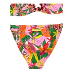 4Giveness Costume 2 Pezzi Tinta Unita con Fantasia Triangolo-Slip per Bambina 125GBWBK5257 ROSA 4GIVENESS 