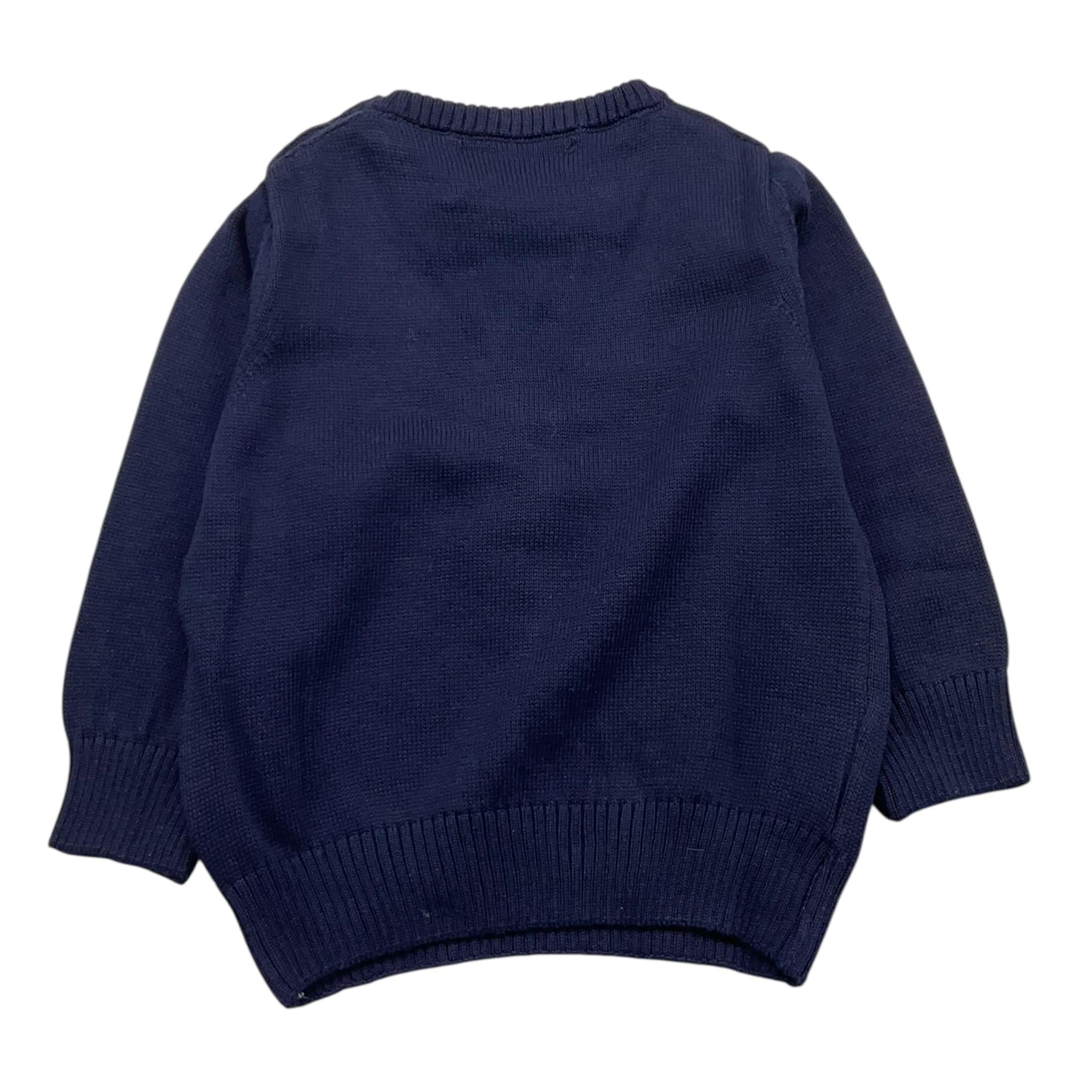 CESARE PACIOTTI maglia girocollo tinta unita con logo Blu per Neonato MGP5355BN BLU CESARE PACIOTTI 